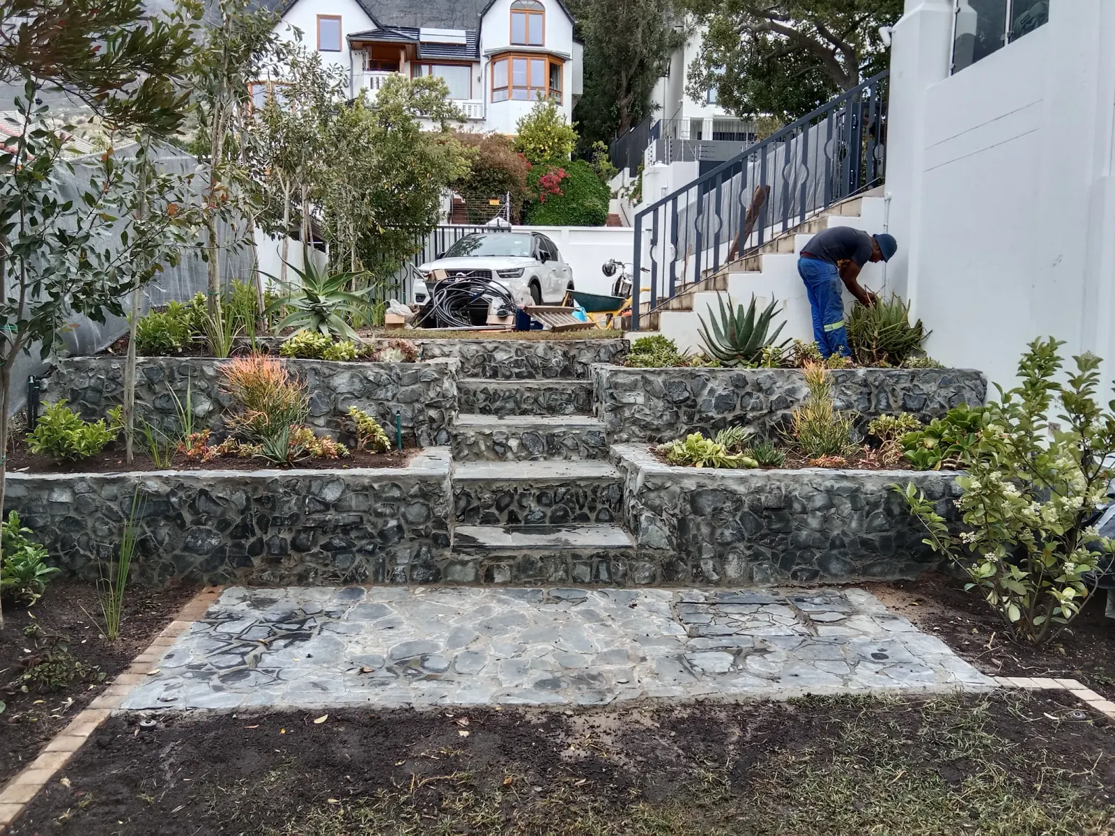 Landscape Design and Installation in Cape Town - completed Silvertree landscape